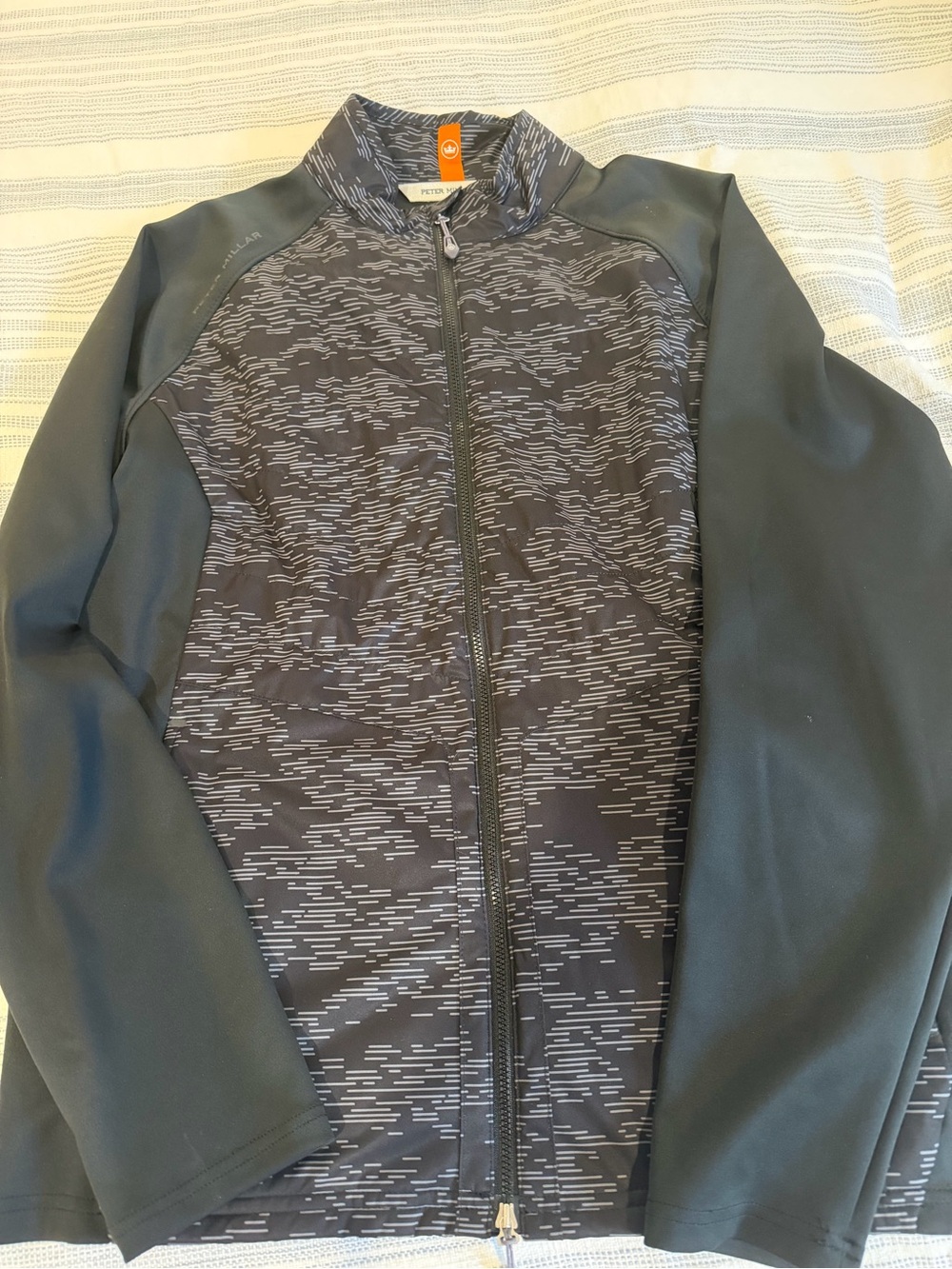 Peter Millar Black and Gray Merge Elite Hybrid